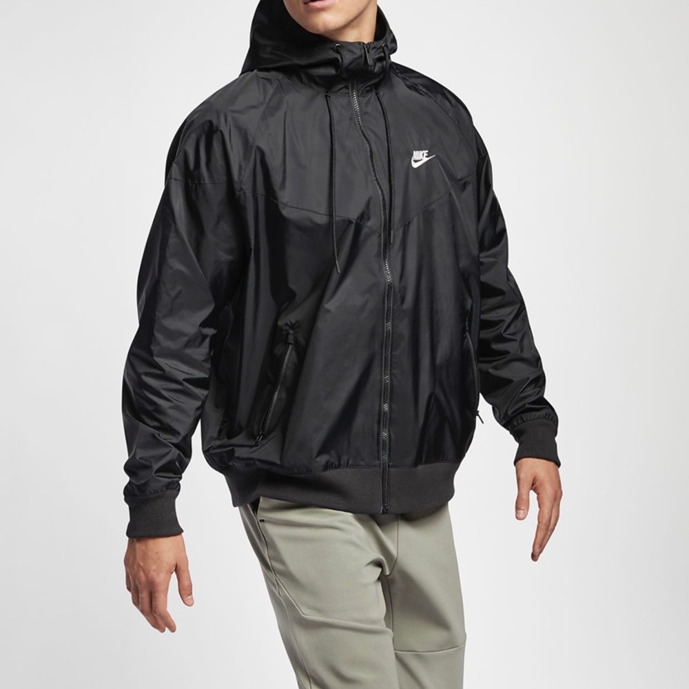 black nike windbreaker